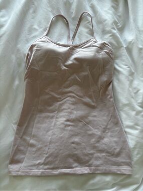 lululemon athletica Light Blush Pink Strappy Tank Top